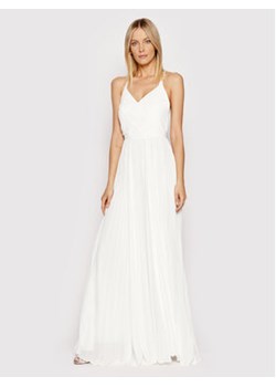 Morgan Sukienka wieczorowa 221-RANIA Biały Regular Fit ze sklepu MODIVO w kategorii Sukienki - zdjęcie 172415687