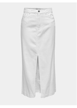 JDY Spódnica jeansowa Bella 15323972 Biały Regular Fit ze sklepu MODIVO w kategorii Spódnice - zdjęcie 172415697
