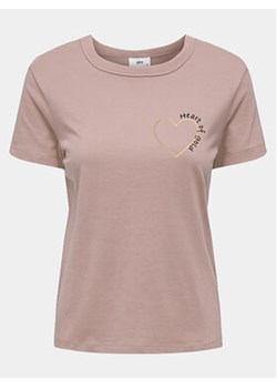 JDY T-Shirt Paris 15193227 Różowy Regular Fit ze sklepu MODIVO w kategorii Bluzki damskie - zdjęcie 172416066