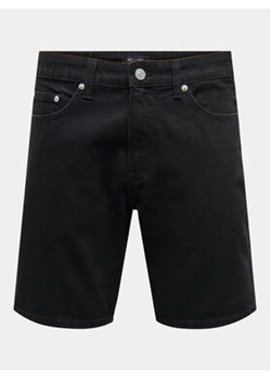 Only & Sons Szorty jeansowe Edge 22028012 Czarny Regular Fit ze sklepu MODIVO w kategorii Spodenki męskie - zdjęcie 172416078