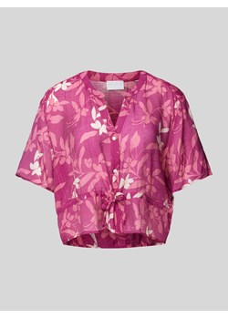 Bluzka z wiązanym detalem ze sklepu Peek&Cloppenburg  w kategorii Bluzki damskie - zdjęcie 172416926