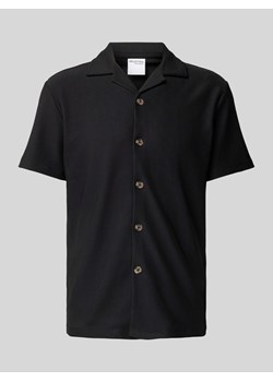 Koszula casualowa o luźnym kroju z efektem prążkowania ze sklepu Peek&Cloppenburg  w kategorii Koszule męskie - zdjęcie 172417136