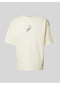 T-shirt o kroju oversized z nadrukiem z logo ze sklepu Peek&Cloppenburg  w kategorii T-shirty męskie - zdjęcie 172417316