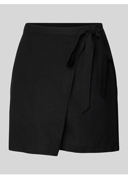 Spódnica mini z wysokim stanem i wiązanym paskiem model ‘MYMILO’ ze sklepu Peek&Cloppenburg  w kategorii Spódnice - zdjęcie 172417365