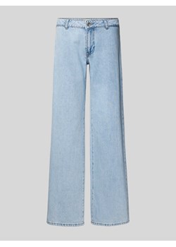 Jeansy z szeroką nogawką z zapięciem na guzik model ‘KANE’ ze sklepu Peek&Cloppenburg  w kategorii Jeansy damskie - zdjęcie 172417366