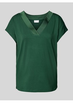 T-shirt z dekoltem w serek ze sklepu Peek&Cloppenburg  w kategorii Bluzki damskie - zdjęcie 172417387