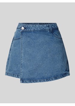 Szorty jeansowe w stylu kopertowym model ‘NOAMI’ ze sklepu Peek&Cloppenburg  w kategorii Szorty - zdjęcie 172417449