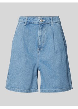 Szorty jeansowe z szeroką nogawką model ‘KENJA’ ze sklepu Peek&Cloppenburg  w kategorii Szorty - zdjęcie 172417469