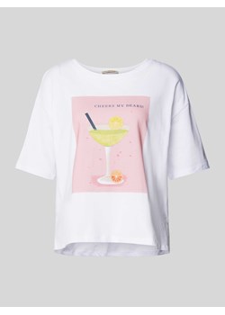 T-shirt z nadrukowanym motywem ze sklepu Peek&Cloppenburg  w kategorii Bluzki damskie - zdjęcie 172417487