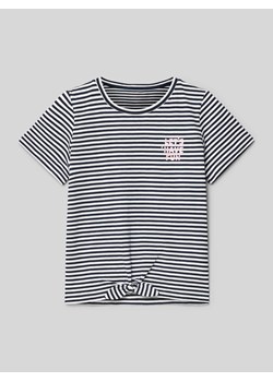 T-shirt z nadrukiem ze sloganem ze sklepu Peek&Cloppenburg  w kategorii Bluzki dziewczęce - zdjęcie 172417528
