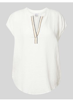 Bluzka z dekoltem w serek ze sklepu Peek&Cloppenburg  w kategorii Bluzki damskie - zdjęcie 172417639