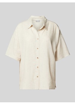 Bluzka z wykładanym kołnierzem model ‘Juna’ ze sklepu Peek&Cloppenburg  w kategorii Koszule damskie - zdjęcie 172417646