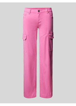 Spodnie materiałowe z nakładanymi kieszeniami model ‘AMY’ ze sklepu Peek&Cloppenburg  w kategorii Spodnie damskie - zdjęcie 172417649