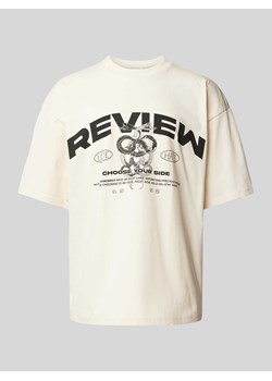 T-shirt z nadrukiem z logo ze sklepu Peek&Cloppenburg  w kategorii T-shirty męskie - zdjęcie 172417699