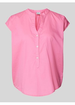 Top bluzkowy z kołnierzem z lamówką ze sklepu Peek&Cloppenburg  w kategorii Bluzki damskie - zdjęcie 172417736