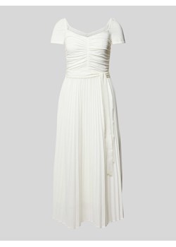 Sukienka midi z marszczeniami model ‘VERONICA’ ze sklepu Peek&Cloppenburg  w kategorii Sukienki - zdjęcie 172417766