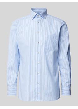 Koszula biznesowa o kroju modern fit z krótkim rękawem model ‘Global’ ze sklepu Peek&Cloppenburg  w kategorii Koszule męskie - zdjęcie 172417839