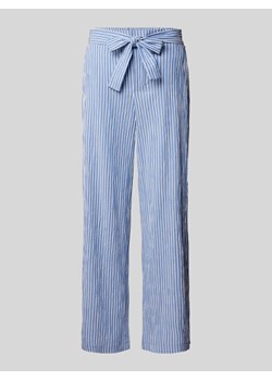 Spodnie materiałowe ze wzorem w paski model ‘MAYA’ ze sklepu Peek&Cloppenburg  w kategorii Spodnie damskie - zdjęcie 172417848