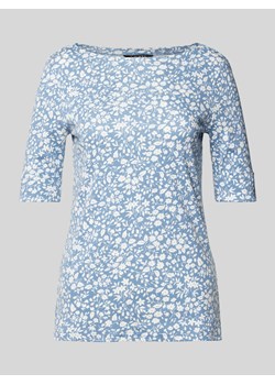 T-shirt z kwiatowym nadrukiem na całej powierzchni model ‘JUDY’ ze sklepu Peek&Cloppenburg  w kategorii Bluzki damskie - zdjęcie 172417849