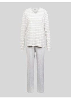 Piżama z wzorem w paski ze sklepu Peek&Cloppenburg  w kategorii Piżamy damskie - zdjęcie 172417855