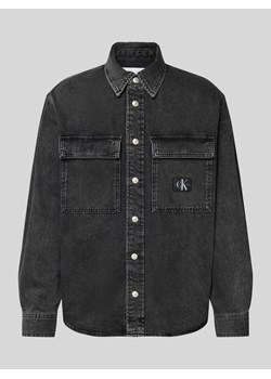 Koszula jeansowa z czystej bawełny ze sklepu Peek&Cloppenburg  w kategorii Koszule męskie - zdjęcie 172417965