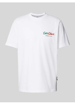 T-shirt z nadrukiem z logo ze sklepu Peek&Cloppenburg  w kategorii T-shirty męskie - zdjęcie 172418028