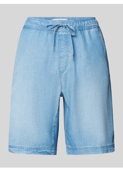 Bermudy jeansowe o kroju regular fit z elastycznym pasem ze sklepu Peek&Cloppenburg  w kategorii Szorty - zdjęcie 172418099