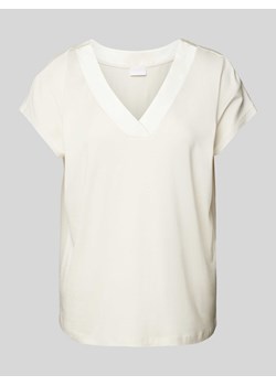 T-shirt z dekoltem w serek ze sklepu Peek&Cloppenburg  w kategorii Bluzki damskie - zdjęcie 172418119