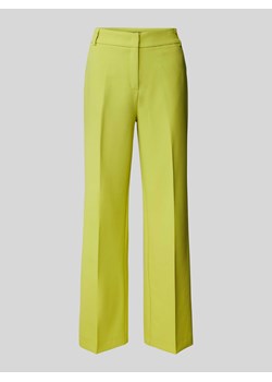 Spodnie materiałowe o kroju regular fit z kantami ze sklepu Peek&Cloppenburg  w kategorii Spodnie damskie - zdjęcie 172418165