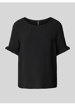 T-shirt z fakturowanym wzorem model ‘ARIANNA’ ze sklepu Peek&Cloppenburg  w kategorii Bluzki damskie - zdjęcie 172418168