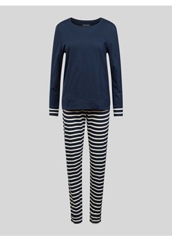 Piżama z wzorem w paski ze sklepu Peek&Cloppenburg  w kategorii Piżamy damskie - zdjęcie 172418237