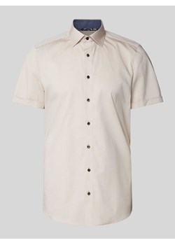 Koszula biznesowa o kroju body fit z kołnierzykiem typu kent  model ‘New York'’ ze sklepu Peek&Cloppenburg  w kategorii Koszule męskie - zdjęcie 172418255