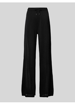 Spodnie materiałowe z szeroką nogawką i tunelem ze sklepu Peek&Cloppenburg  w kategorii Spodnie damskie - zdjęcie 172418297
