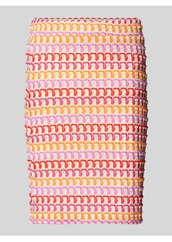 Spódnica o długości do kolan z ażurowym wzorem ze sklepu Peek&Cloppenburg  w kategorii Spódnice - zdjęcie 172418298