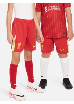 Spodenki piłkarskie dla dużych dzieci Nike Dri-FIT Liverpool F.C. Stadium 2024/25 (wersja domowa) – replika - Czerwony ze sklepu Nike poland w kategorii Spodenki chłopięce - zdjęcie 172418596