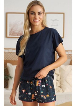 Doctor Nap dwuczęściowa piżama damska PM.5306, Kolor granatowy-wzór, Rozmiar XL, Doctor Nap ze sklepu Primodo w kategorii Piżamy damskie - zdjęcie 172418939