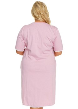 Doctor Nap różowa koszula nocna plus size TB.5366, Kolor różowy, Rozmiar L, Doctor Nap ze sklepu Intymna w kategorii Koszule nocne - zdjęcie 172419088