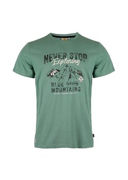 Roadsign Koszulka w kolorze zielonym ze sklepu Limango Polska w kategorii T-shirty męskie - zdjęcie 172419627