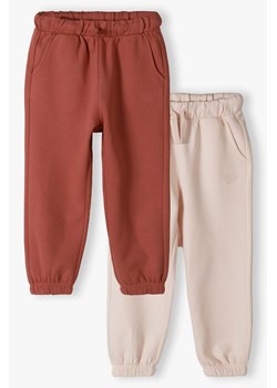 Spodnie dresowe dla dziewczynki - 2pak - Limited Edition ze sklepu 5.10.15 w kategorii Spodnie dziewczęce - zdjęcie 172420149