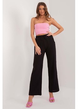 Spodnie damskie bawełniane Sublevel czarne ze sklepu 5.10.15 w kategorii Spodnie damskie - zdjęcie 172420276