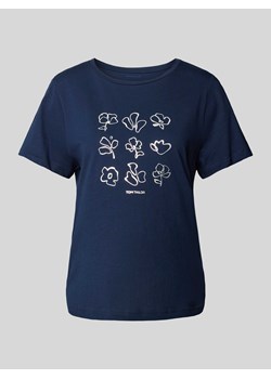 T-shirt z okrągłym dekoltem ze sklepu Peek&Cloppenburg  w kategorii Bluzki damskie - zdjęcie 172420597