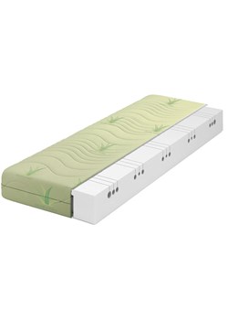 Materac z pianki z pokrowcem aloe vera 160x200 T7-A59 ze sklepu Edinos.pl w kategorii Łóżka i materace - zdjęcie 172421575