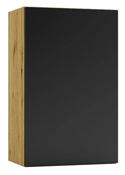 Szafka kuchenna górna 45 cm dąb artisan + czarny N7-T85 ze sklepu Edinos.pl w kategorii Meble kuchenne - zdjęcie 172421878