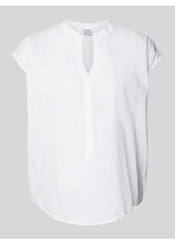 Top bluzkowy z kołnierzem z lamówką ze sklepu Peek&Cloppenburg  w kategorii Bluzki damskie - zdjęcie 172422198