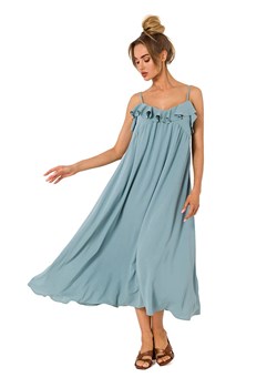 made of emotion Sukienka w kolorze niebieskim ze sklepu Limango Polska w kategorii Sukienki - zdjęcie 172422546