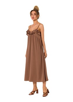 made of emotion Sukienka w kolorze brązowym ze sklepu Limango Polska w kategorii Sukienki - zdjęcie 172422548