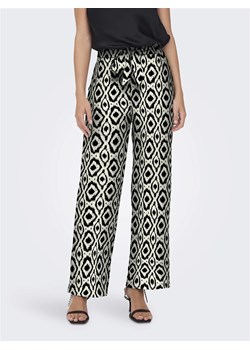 ONLY Spodnie w kolorze czarno-białym ze sklepu Limango Polska w kategorii Spodnie damskie - zdjęcie 172422696