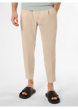 Drykorn Spodnie z zawartością lnu - Chasy Mężczyźni piaskowy jednolity ze sklepu vangraaf w kategorii Spodnie męskie - zdjęcie 172422769