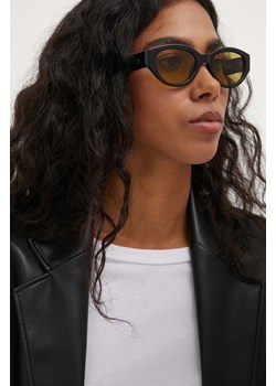 Samsoe Samsoe okulary przeciwsłoneczne JUDE kolor czarny U23900003 ze sklepu PRM w kategorii Okulary przeciwsłoneczne damskie - zdjęcie 172423159