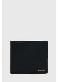 Paul Smith portfel skórzany kolor czarny M1A-4833-BMULTI ze sklepu PRM w kategorii Portfele damskie - zdjęcie 172423166